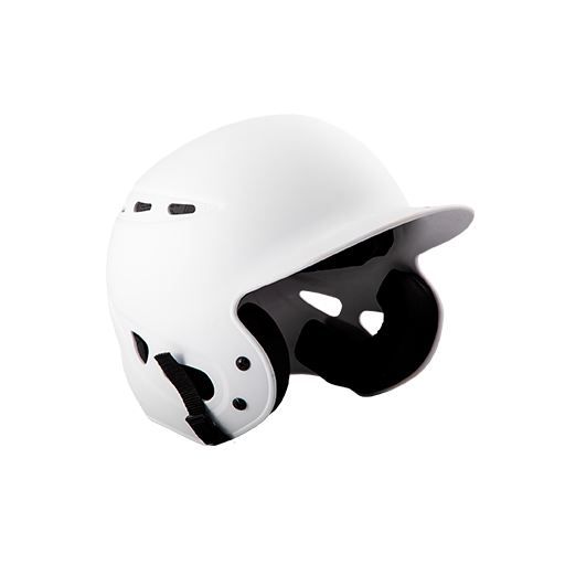 [DGR-HELM-REB-WH-S/M] Rebel Batting Helmet (S/M, White, None)