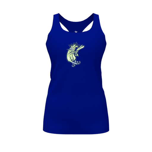 [FT0TRBRY-FYS-LOGO1] Decker Racerback Tank Top (Female Youth S, Royal, Logo 1)