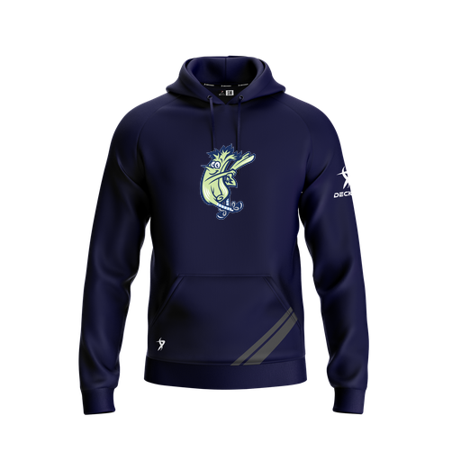 [FOLHSMNV-YXS-LOGO1] Decker Summit Hoodie (Youth XS, Navy, Logo 1)