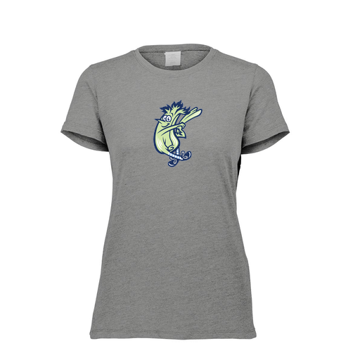 [FTSCUBGY-FAXS-LOGO1] Decker Women's Tri-Blend T-Shirt - Short Sleeve (Female Adult XS, Gray, Logo 1)