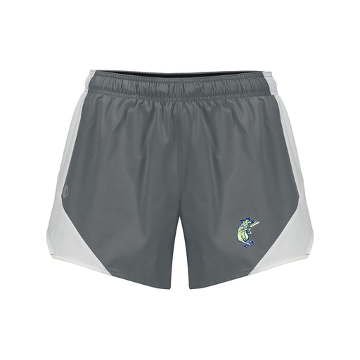 [229489.R04.S-LOGO1] Girls Olympus Shorts (Female Youth S, Gray, Logo 1)