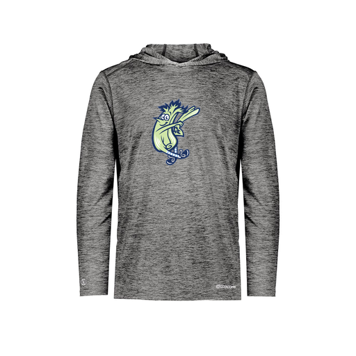 [FOLHCGBK-YS-LOGO1] Decker Youth Charge Hoodie (Youth S, Black, Logo 1)