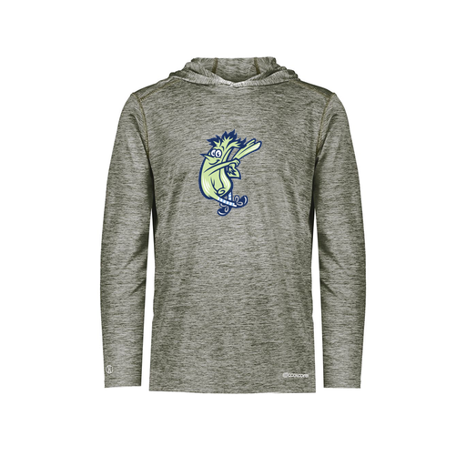 [FOLHCGGY-YS-LOGO1] Decker Youth Charge Hoodie (Youth S, Gray, Logo 1)